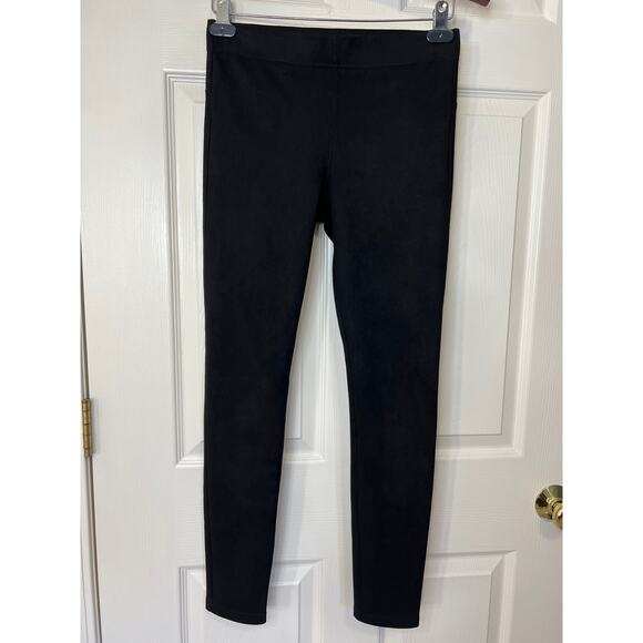 David Lerner New York Barlow Faux Suede Soft Legging Pant Black Small 4-6 - Picture 1 of 8